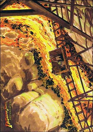 Indiana Jones Masterpieces (Base Set) card 52 Mine Car Chase