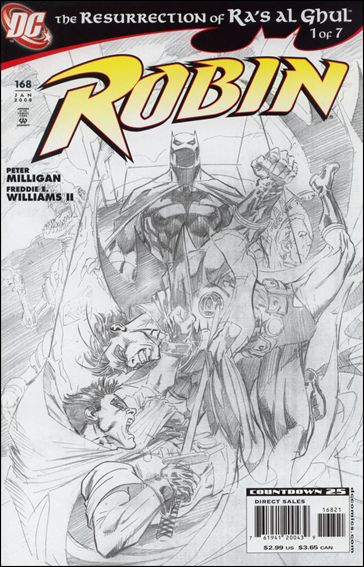Robin (1993) issue 168-B Andy Kubert 1:10 Sketch Cover