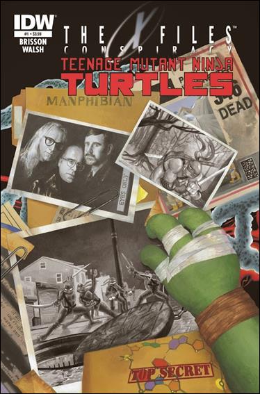 X-Files/Teenage Mutant Ninja Turtles: Conspiracy  issue 1 Miran Kim Cover