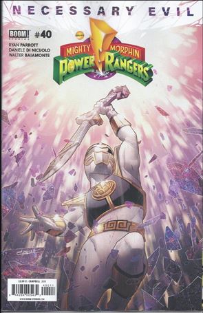 Mighty Morphin Power Rangers issue 40 Jamal Campbell Cover