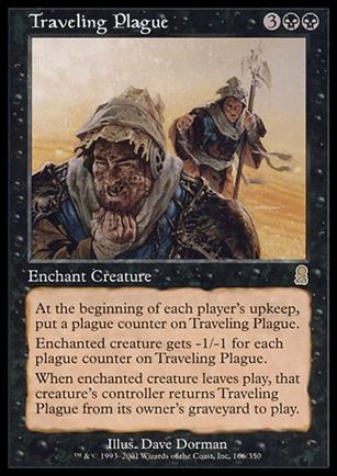 Magic the Gathering: Odyssey (Base Set) card 166 Traveling Plague