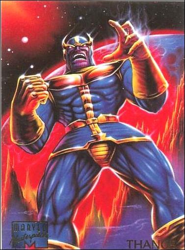 1995 Marvel Masterpieces (Base Set) card 98 Thanos