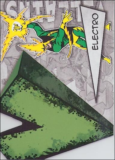 Marvel Beginnings: Series 3 (Villains Die-Cut Subset) card V-10 Electro