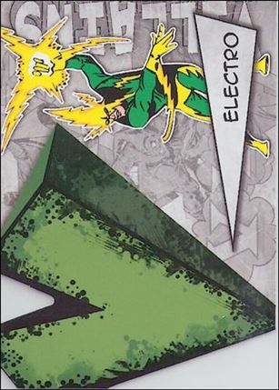 Marvel Beginnings: Series 3 (Villains Die-Cut Subset) card V-10 Electro