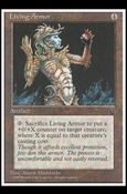Magic the Gathering: Chronicles (Base Set) card 103 Living Armor