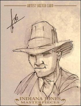 Indiana Jones Masterpieces (Sketchcard Subset) card Jeff Booth-B Indiana Jones II
