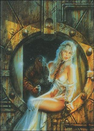 Royo: Secret Desires (Base Set) card 49 The Hand of Three Circles