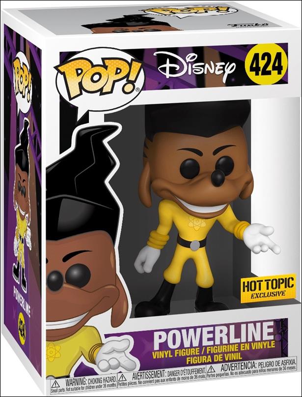 POP! Disney figure 424 Powerline Hot Topic Exclusive
