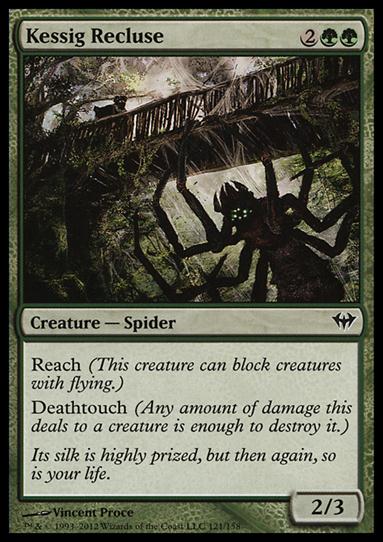Magic the Gathering: Dark Ascension (Base Set) card 121 Kessig Recluse