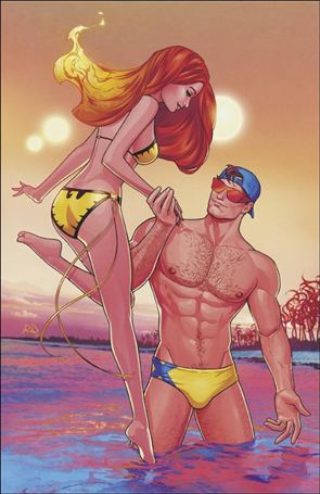 Marvel Swimsuit Special: Friends, Foes & Rivals issue 1.00-H Russell Dauterman Virgin 1:50 Cover