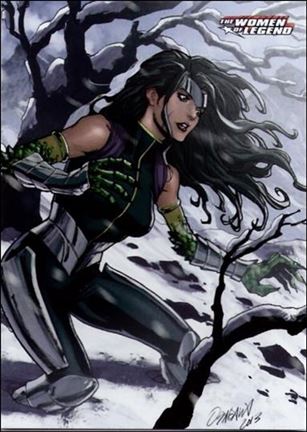 Women of Legend (Base Set) card 43 DC Coimcs Voodoo