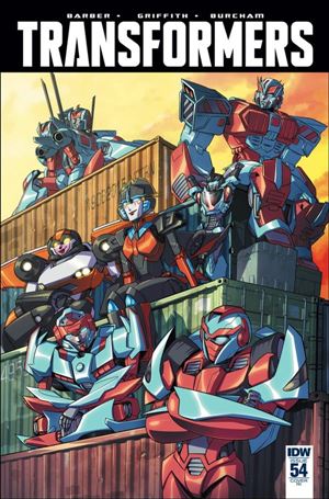 Transformers (2014) issue 54-C Sara Pitre-Durocher 1:10 Cover
