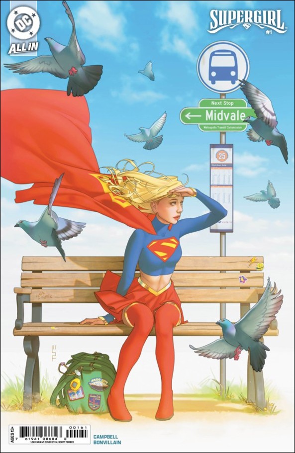 Supergirl (2025) issue 1-H W. Scott Forbes 1:50 Cardstock Cover