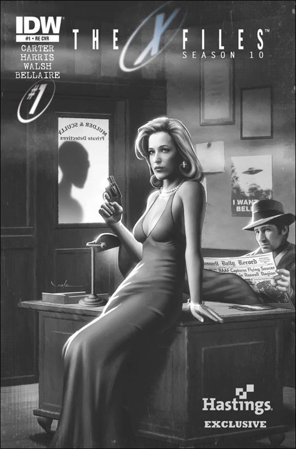 X-Files: Season 10 issue 1-H Carlos Valenzuela Hastings Cover