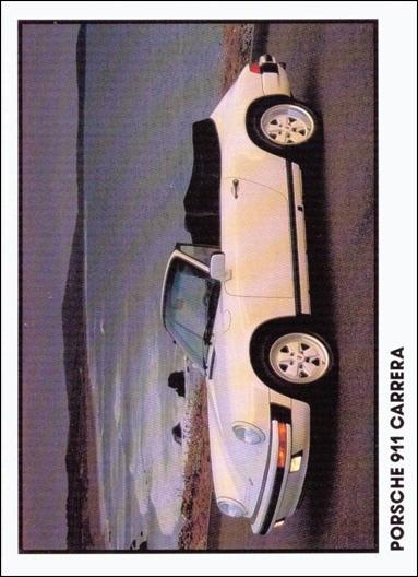 Sports Cars (1989)  (Base Set) card 27 Porsche 911 Carrera