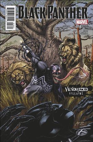 Black Panther (2016) issue 18-B Joyce Chin Venomized Villains Cover