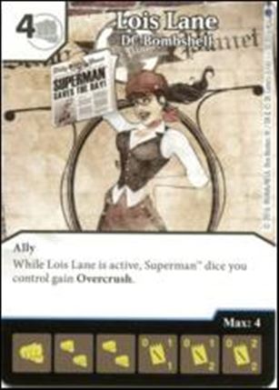 DC Comics Dice Masters World's Finest card DC2016-6 Lois Lane: DC Bombshell