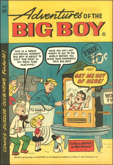 Adventures of the Big Boy issue 93-B West Coast Cover