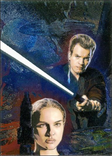Star Wars Galaxy: Series 4 (Etched Foil Subset) card 1