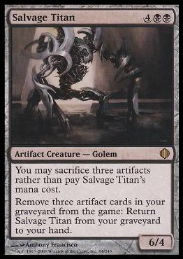 Magic the Gathering: Shards of Alara (Base Set) card 84 Salvage Titan