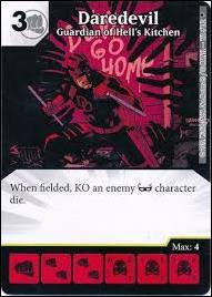 Marvel Dice Masters Age of Ultron  card 111 Daredevil: Guardian of Hell's Kitchen