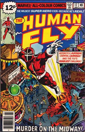 Human Fly issue 17-B UK Price Cover