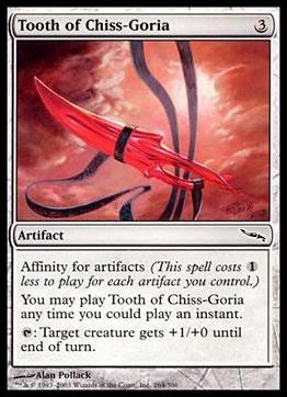 Magic the Gathering: Mirrodin (Base Set) card 264 Tooth of Chiss-Goria
