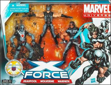 Marvel Universe (3-Packs) figure 5 X-Force 3-Pack