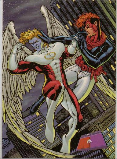 Marvel vs WildStorm (Base Set) card 7 Aerial Duel!