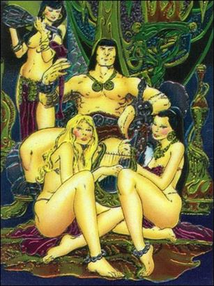 Conan III (Base Set) card 61 Worshipped Warrior