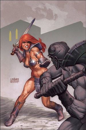 Red Sonja (2023) issue 17-H Joseph Michael Linsner Virgin 1:15 Cardstock Cover