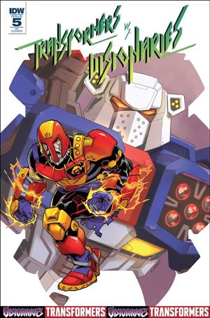 Transformers vs The Visionaries issue 5-C Brendan Cahill 1:10 Cover