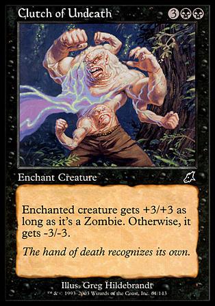 Magic the Gathering: Scourge (Base Set) card 61 Clutch of Undeath
