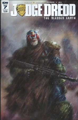 Judge Dredd: The Blessed Earth issue 7-B Nick Percival Cover