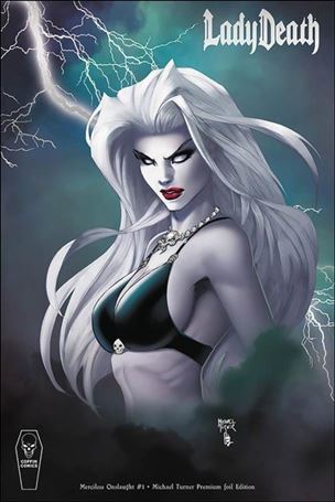 Lady Death: Merciless Onslaught issue 1-E Michael Turner Premium Foil Cover
