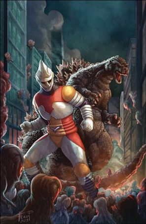 Godzilla: Here There be Aliens issue 3-C Fero Peniche Virgin 1:25 Cover