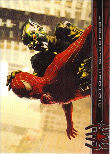 Spider-Man: The Movie (Base Set) card 54 Midtown Slugfest