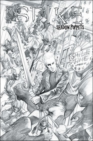 Spike: Shadow Puppets issue 1-C Frank Urru 1:10 Sketch Cover