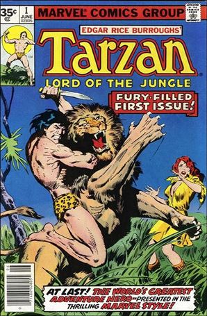 Tarzan (1977) issue 1-B 35 Cent Price Cover