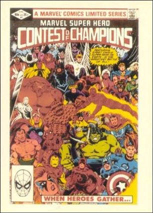 Marvel 1st Covers Series II (Base Set) card 6 Marvel Superhero - Contest of Champions