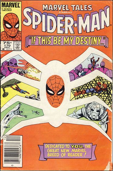 Marvel Tales (1966) issue 170-B Canadian Price Cover