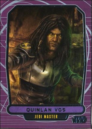 Star Wars Galactic Files (Base Set) card 224 Quinlan Vos Jedi Master