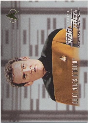 Star Trek: The Next Generation - The Episode Collection Season Six (Base Set) card 620 Chief Miles O'Brien