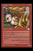 Magic the Gathering: Weatherlight (Base Set) card 94 Cinder Wall