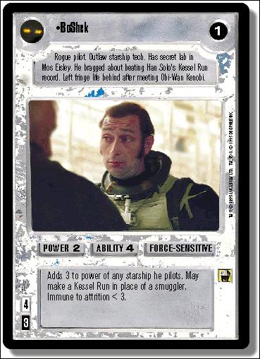 Star Wars: Premiere Limited (Base Set) card 163 BoShek