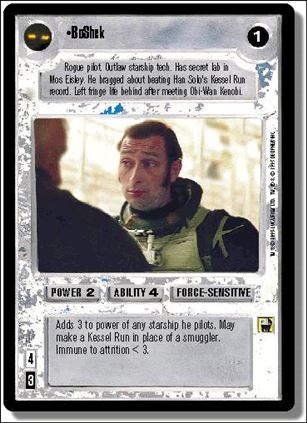 Star Wars: Premiere Limited (Base Set) card 163 BoShek