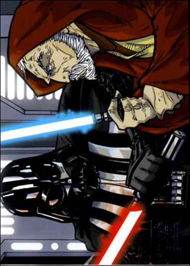 Star Wars Galaxy: Series 5 (Base Set) card 8 You Can't Win, Darth
