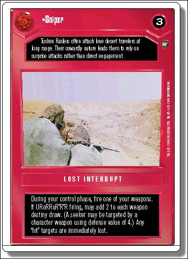 Star Wars: A New Hope Revised (Base Set) card 53 Sniper