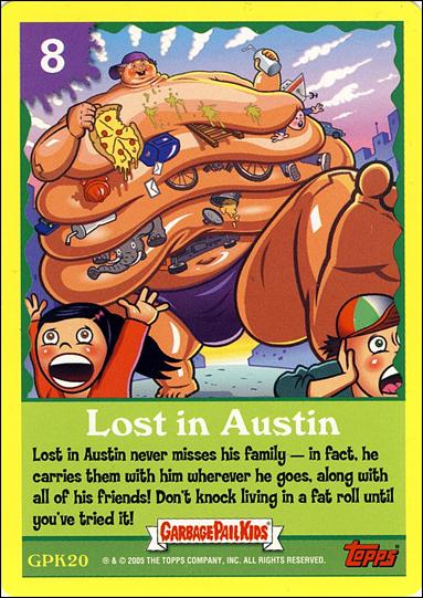 Garbage Pail Kids All-New Series 4 (Game Card Subset) card GPK20 Lost in Austin