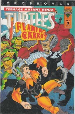 Teenage Mutant Ninja Turtles/Flaming Carrot Crossover issue 3